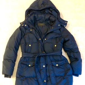 J.Crew down puffer coat